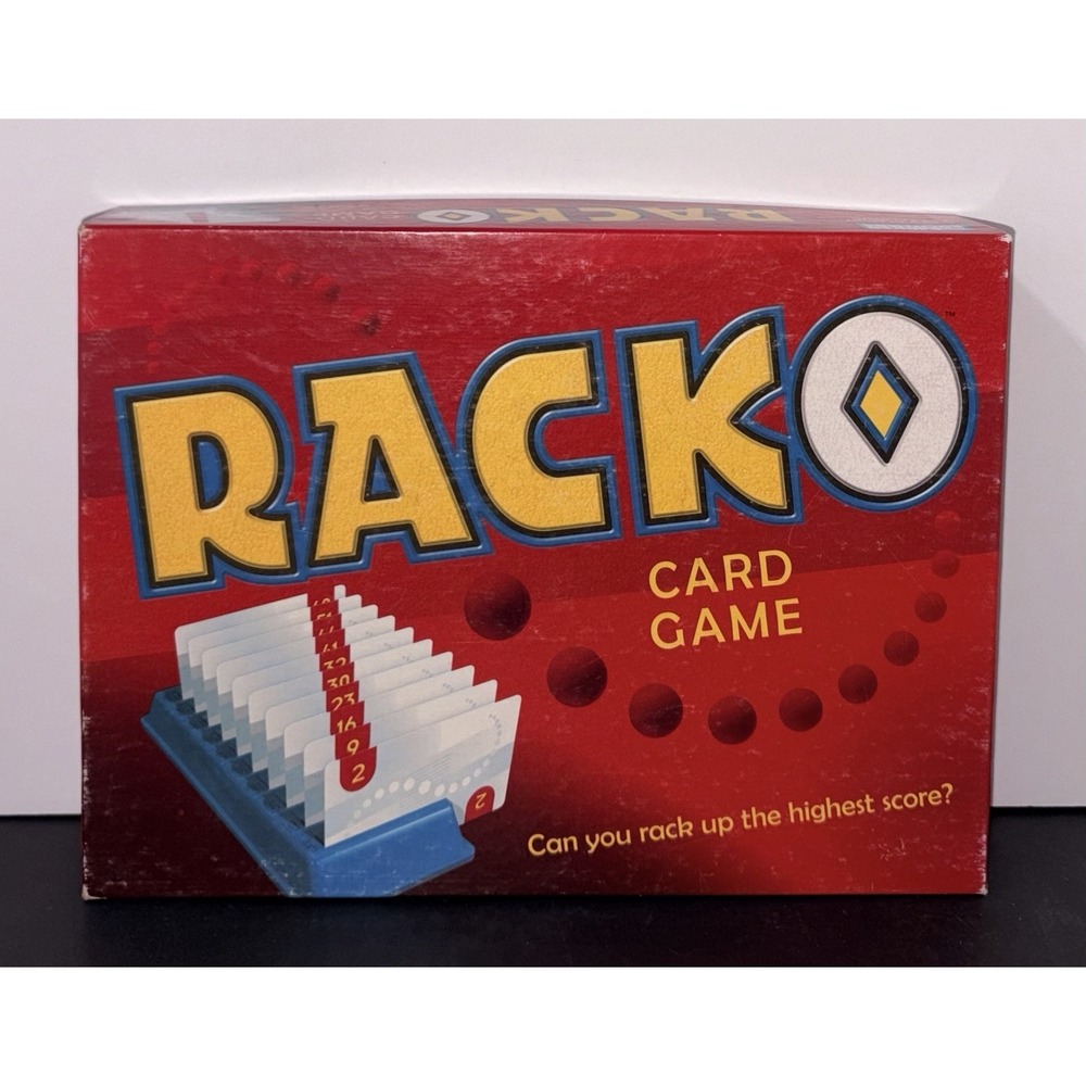 VTG RACKO Card Game 1997 by Parker Brothers Retro Made in USA COMPLETE